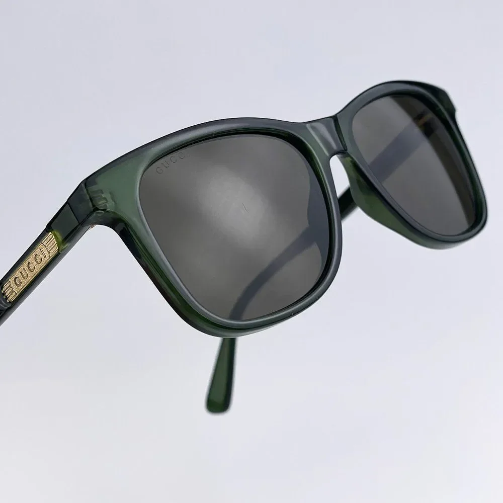 Gucci GG0936S 003 Sunglasses Green Brown Square Men